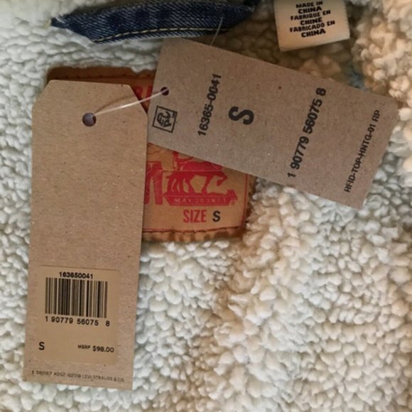 Levi's Trucker Sherpa Jean Jacket size S - Picture 7 of 7